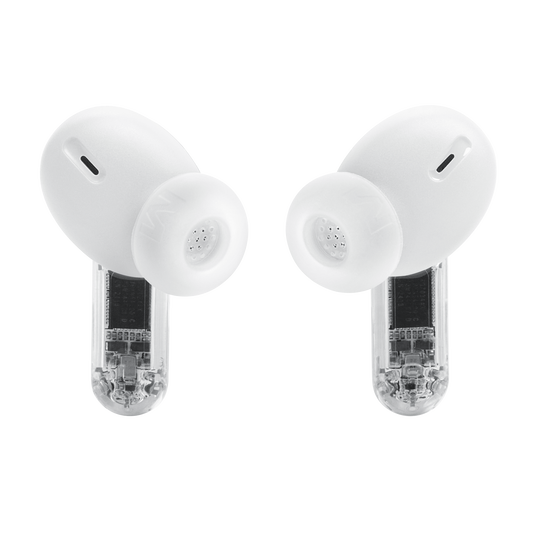 JBL Tune Beam 2 Ghost Edition - Ghost White - True Wireless Noise Cancelling Earbuds - Back image number null